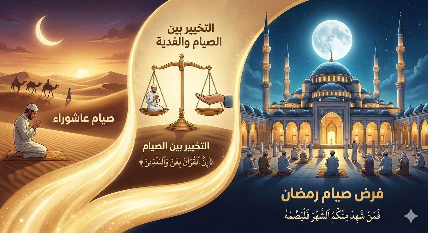 كيف فرض الله الصيام